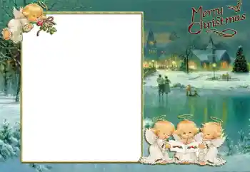 Efek foto dari kategori Perayaan anak-anak № 146579. Teks pada bingkai: Selamat Natal!